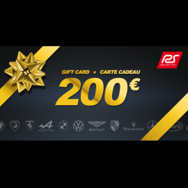 Gift card worth 200 euros