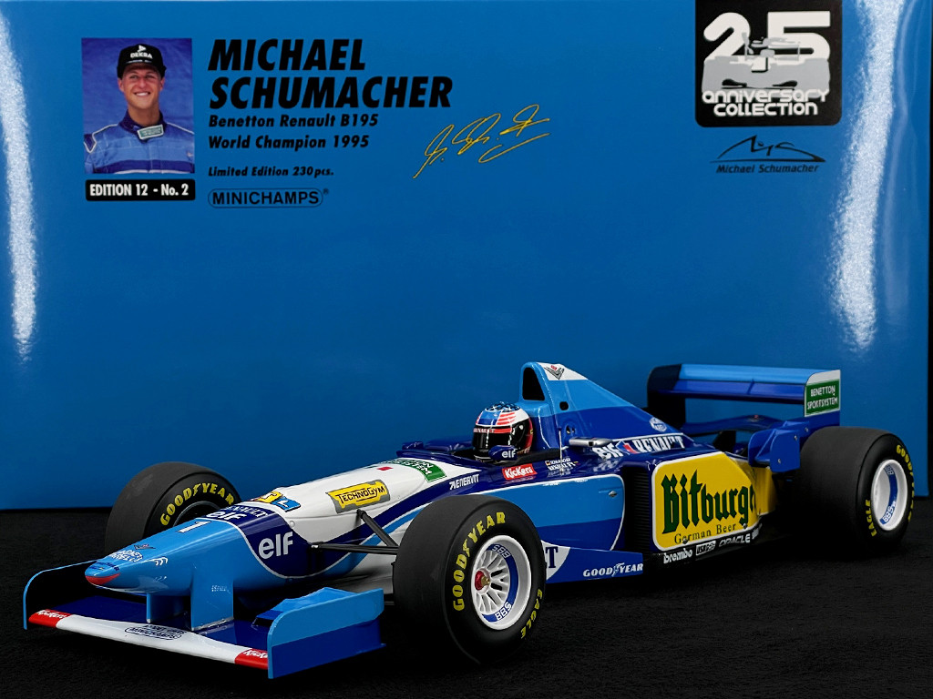MICHAEL SCHUMACHER BENETTON-RENAULT 9. März 1995 Stockfotografie - Alamy