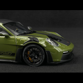 Porsche 911 GT3 RS Type 992 2024 Nato Olive Green 1/18 Minichamps 110062027