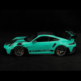 Porsche 911 GT3 RS Type 992 2024 Mint Green 1/18 Minichamps 110062026