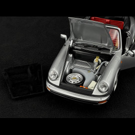 Porsche 911 Carrera Cabriolet 3.2 1983 Silbergrau 1/18 Minichamps 100063034