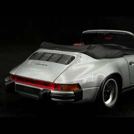 Porsche 911 Carrera Cabriolet 3.2 1983 Silbergrau 1/18 Minichamps 100063034