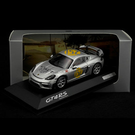 Porsche 718 Cayman GT4 RS Type 982 Panamericana n° 152 2023 Silber 1/43 Spark WAP0204120SCAY