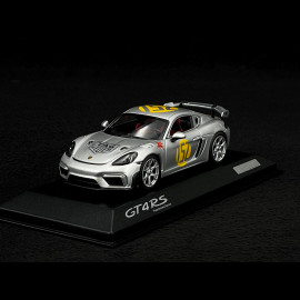 Porsche 718 Cayman GT4 RS Type 982 Panamericana n° 152 2023 Silber 1/43 Spark WAP0204120SCAY