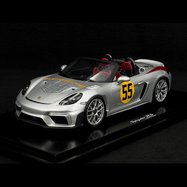 Porsche 718 Spyder RS Type 982 Panamericana n° 55 2023 Silber 1/18 Spark WAP0212160SSPY