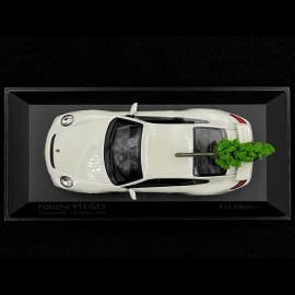 Porsche 911 GT3 Type 997 2006 mit Weinhachtsbaum Carraraweiß 1/43 Minichamps 400065405