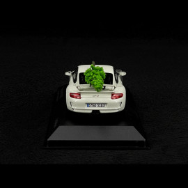 Porsche 911 GT3 Type 997 2006 mit Weinhachtsbaum Carraraweiß 1/43 Minichamps 400065405