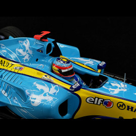 Fernando Alonso Renault R25 n° 5 2. GP Great Britain 2005 F1 1/18 Minichamps 117051105