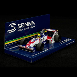 Ayrton Senna Toleman Hart TG183B n° 19 GP Brazil 1984 First F1 GP 1/43 Minichamps 540843339