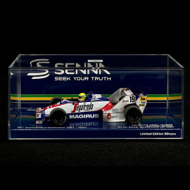 Ayrton Senna Toleman Hart TG183B n° 19 GP Brazil 1984 First F1 GP 1/43 Minichamps 540843339