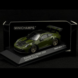 Porsche 911 GT3 RS Type 992 Weissach Package 2022 Nato Olive Green 1/43 Minichamps 413062118