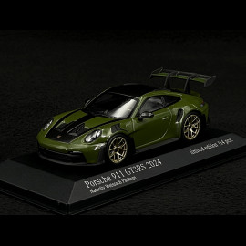 Porsche 911 GT3 RS Type 992 Weissach Package 2022 Nato Olive Green 1/43 Minichamps 413062118