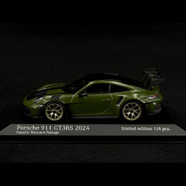 Porsche 911 GT3 RS Type 992 Weissach Package 2022 Nato Olive Green 1/43 Minichamps 413062118