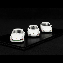 Porsche 911 Carrera RS 2.7 1973 Weiß Grüne / Blaue / Rote Streifen 1/43 Schuco 450725700