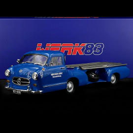 Mercedes-Benz Rennwagen "Blaues Wunder" 1954 Blau 1/18 Werk83 W1801701