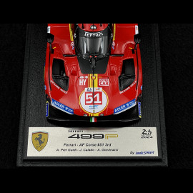 Ferrari 499P n° 51 3rd 24h Le Mans 2024 1/43 LookSmart LSLM183