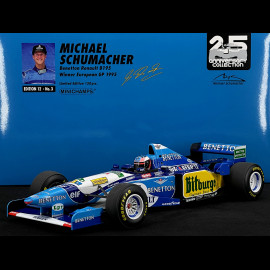 Michael Schumacher Benetton Renault B195 n° 1 Sieger European GP 1995 F1 1/12 Minichamps 517952101