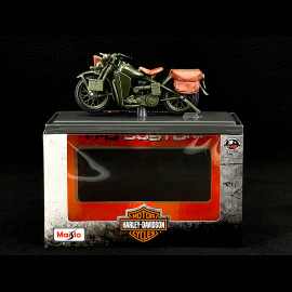 Harley Davidson WLA Flathead 1942 Kaki Green 1/18 Maisto 39360