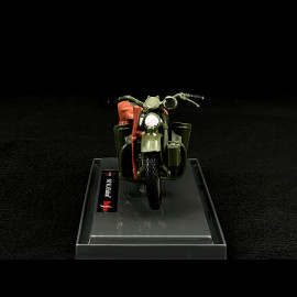 Harley Davidson WLA Flathead 1942 Kaki Green 1/18 Maisto 39360