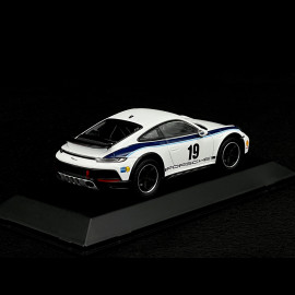 Porsche 911 Dakar Type 992 n° 19 Rallye Safari 1974 Tribute 2023 White / Blue 1/43 Spark WAP0200040PDKK