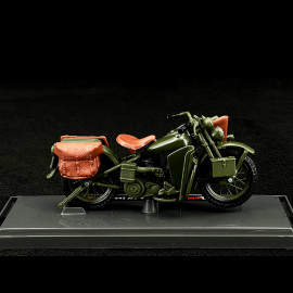 Harley Davidson WLA Flathead 1942 Kaki Green 1/18 Maisto 39360