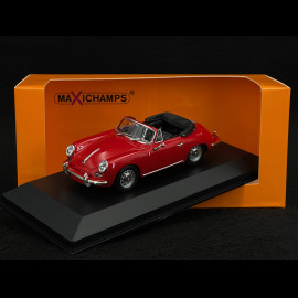 Porsche 356 C Cabrio 1965 Red 1/43 Minichamps 940062331