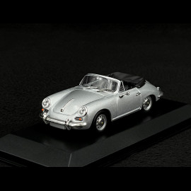 Porsche 356 C Cabrio 1965 Silber 1/43 Minichamps 940062330