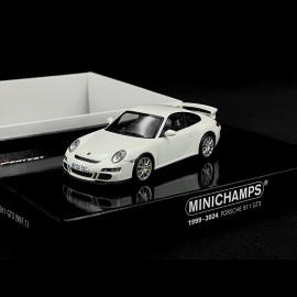 Porsche 911 GT3 Typ 997 2006 Weiß 1/43 Minichamps 400065402