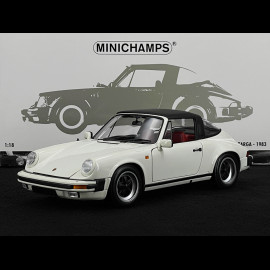 Porsche 911 Carrera 3.2 Targa 1983 Weiß 1/18 Minichamps 100063062