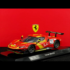 Ferrari 296 GT3 n° 71 2023 Red / Yellow 1/43 Bburago 36313