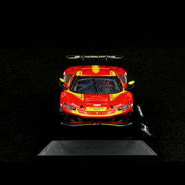 Ferrari 296 GT3 n° 71 2023 Red / Yellow 1/43 Bburago 36313