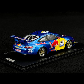 Porsche 911 GT3 RS Type 996 n° 76 24h Spa 2002 1/43 Spark 100SPA17