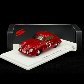 Porsche 356 Pre A n° 95 Rallye Monte Carlo 1954 1/43 Spark S6134