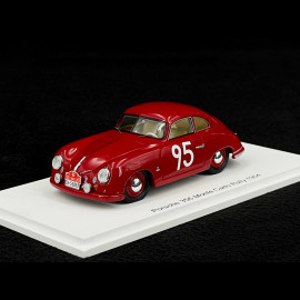 Porsche 356 Pre A n° 95 Rallye Monte Carlo 1954 1/43 Spark S6134