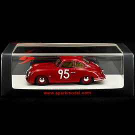 Porsche 356 Pre A n° 95 Rallye Monte Carlo 1954 1/43 Spark S6134