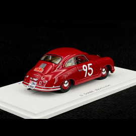 Porsche 356 Pre A n° 95 Rallye Monte Carlo 1954 1/43 Spark S6134