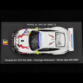 Porsche 911 GT3 RSR Type 996 n° 50 Sieger 24h Spa 2003 1/43 Spark 43SPA2003