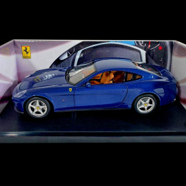 Ferrari 612 SCAGLIETTI 2004 Metallisch blau 1/18 Hot Wheels C7522