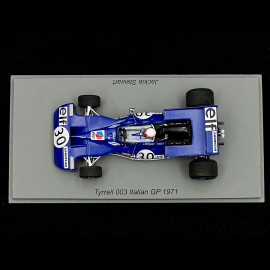 Jackie Stewart Tyrrell 003 n° 30 GP Italia 1971 F1 1/43 Spark S7214