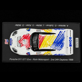 Porsche 911 GT1 Evo Type 993 n° 01 2. 24h Daytona 1998 1/43 Spark US206