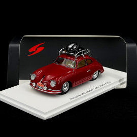 Porsche 356 1100 n° 402 Rallye Monte Carlo 1953 1/43 Spark S6132