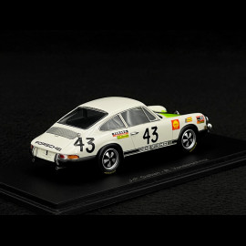 Porsche 911 T n° 43 24h Le Mans 1968 1/43 Spark S9738