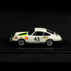 Porsche 911 T n° 43 24h Le Mans 1968 1/43 Spark S9738