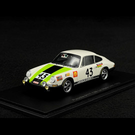 Porsche 911 T n° 43 24h Le Mans 1968 1/43 Spark S9738