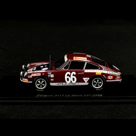 Porsche 911 T n° 66 24h Le Mans 1969 1/43 Spark S9749