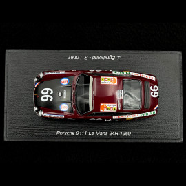 Porsche 911 T n° 66 24h Le Mans 1969 1/43 Spark S9749