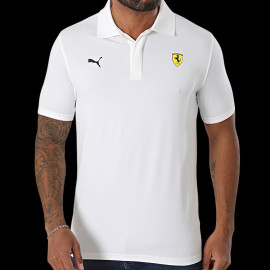 Ferrari Poloshirt F1 Team Leclerc Hamilton Puma White 630185-04 - Unisex