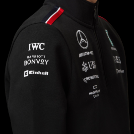 Mercedes-AMG Pullover Petronas Team Russell / Antonelli Quarter-zip Schwarz 701223436 001 - Herren