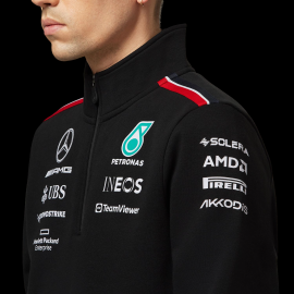 Mercedes-AMG Pullover Petronas Team Russell / Antonelli Quarter-zip Schwarz 701223436 001 - Herren