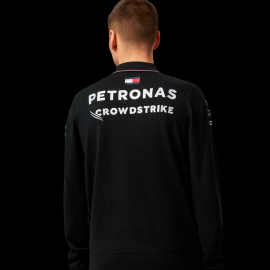 Mercedes-AMG Knitted polo PETRONAS F1 Russel / Antonelli long-sleeved Puma Black 701224811 001 - Men